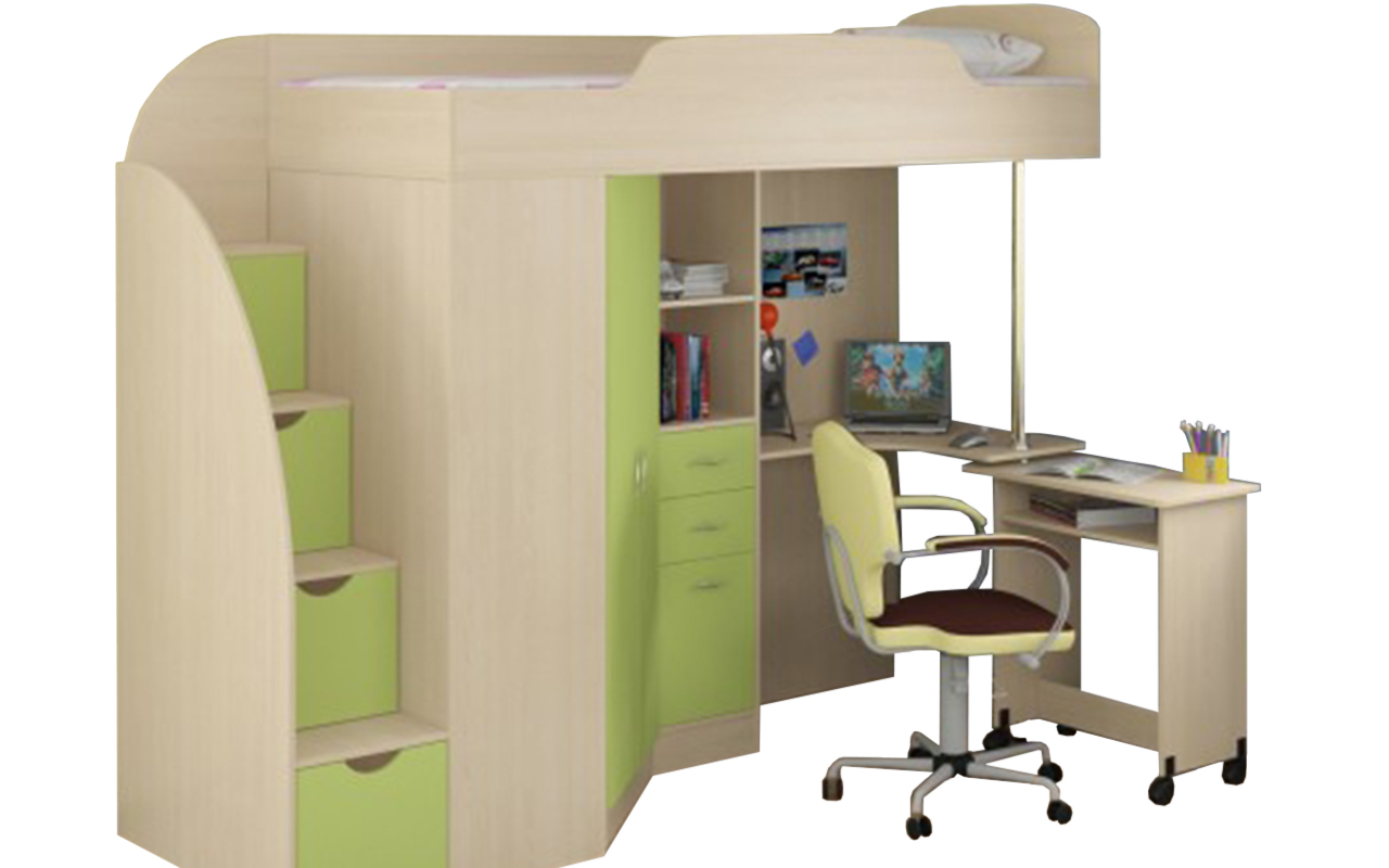 детская кровать Формула Мебели Теремок-1 Гранд 1 Формула Мебели Теремок-1 Гранд